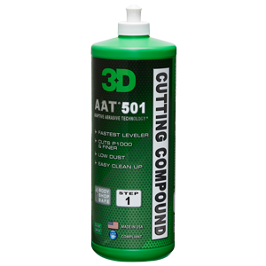 3D Car Care AAT 501 CUTTING COMPOUND Mocno ścierna pasta polerska do maszyn rotacyjnych 946ml